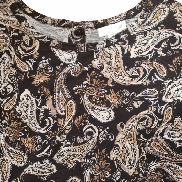 JJill  Paisley Long Sleeve Dress - Picture 6 of 6